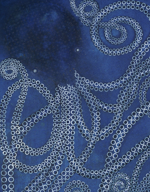Kracken | Framed Giclee Print on Canvas
